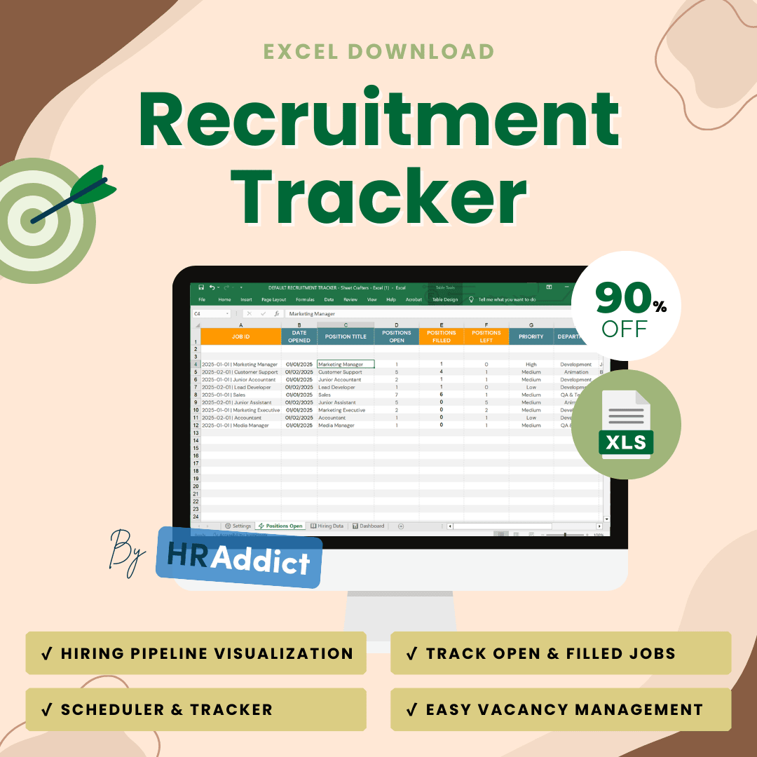 Excel Recruitment Tracker