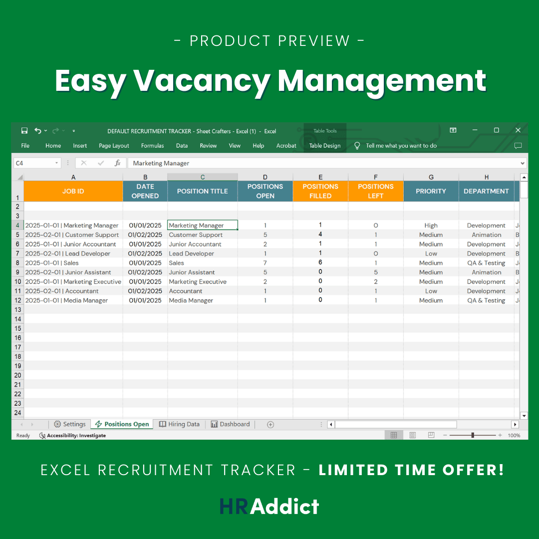 Vacancy Management